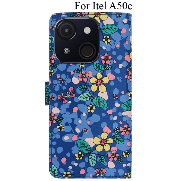 Blue_Premium_Flip_Cover_For_Itel_A50C