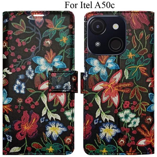 Multicolor_Premium_Flip_Cover_For_Itel_A50C
