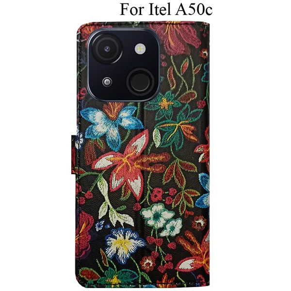Multicolor_Premium_Flip_Cover_For_Itel_A50C