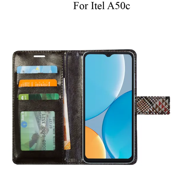 Red_Premium_Flip_Cover_For_Itel_A50C