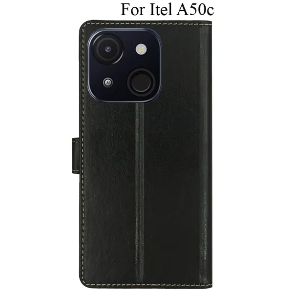 Brown_Premium_Flip_Cover_For_Itel_A50C