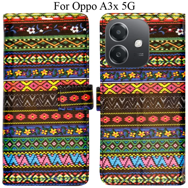 Multicolor_Premium_Flip_Cover_For_Oppo_A3X_5G