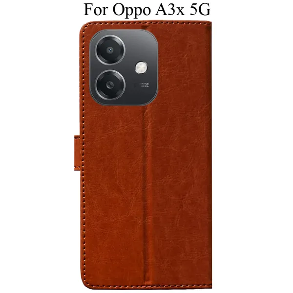 Orange_Premium_Flip_Cover_For_Oppo_A3X_5G