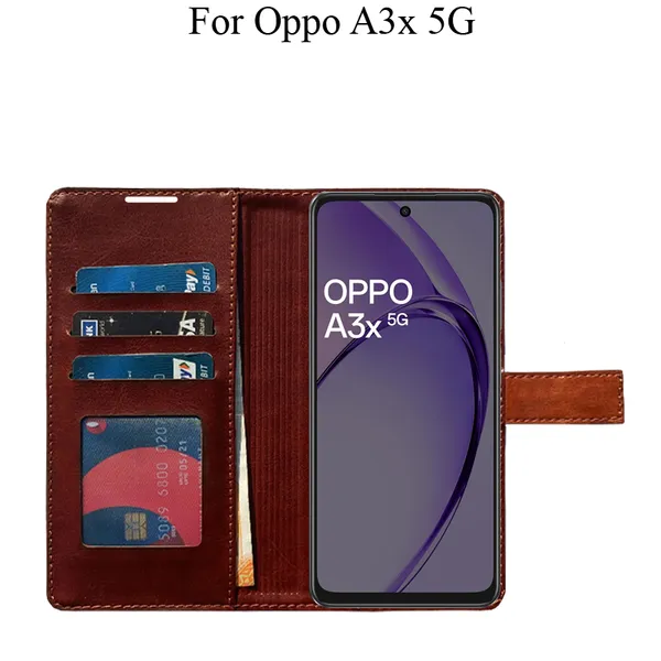 Orange_Premium_Flip_Cover_For_Oppo_A3X_5G