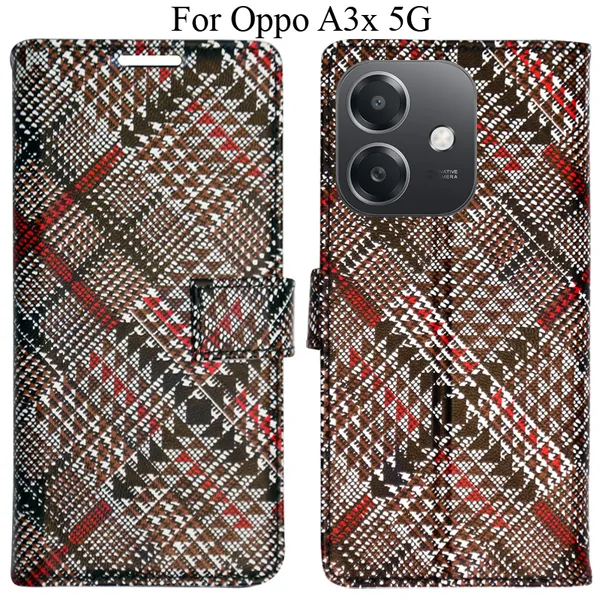 Red_Premium_Flip_Cover_For_Oppo_A3X_5G