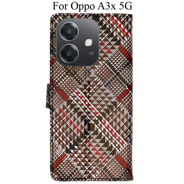 Red_Premium_Flip_Cover_For_Oppo_A3X_5G