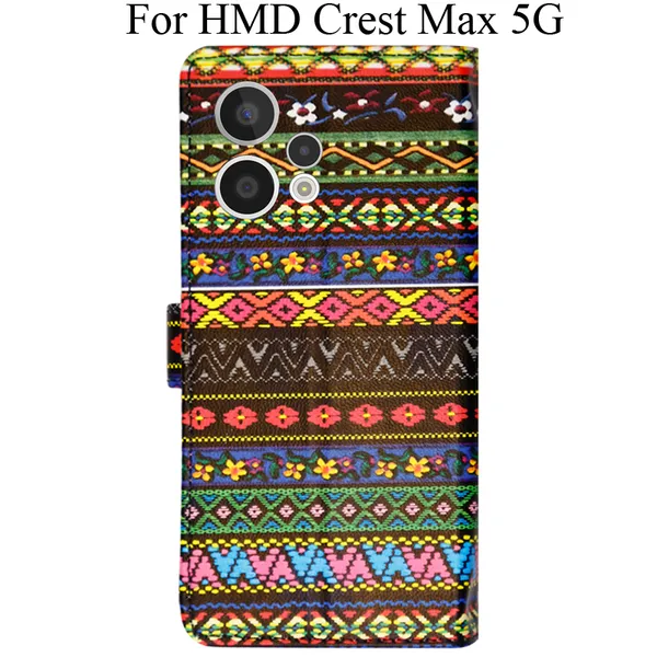 Multicolor_Premium_Flip_Cover_For_Hmd_Crest_Max_5G