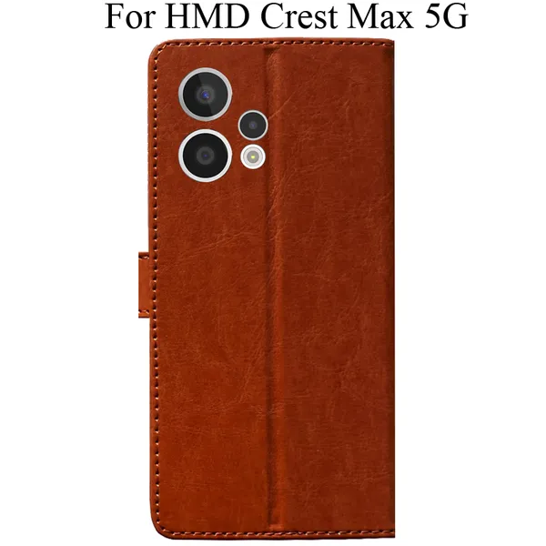 Orange_Premium_Flip_Cover_For_Hmd_Crest_Max_5G