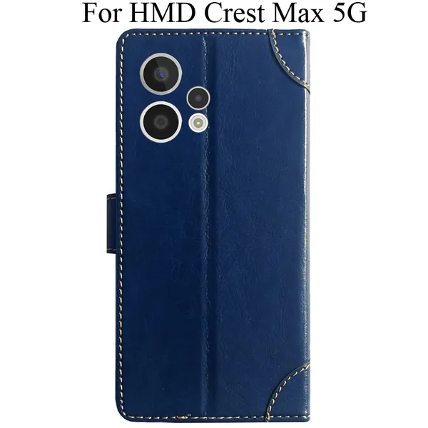 Blue_Premium_Flip_Cover_For_Hmd_Crest_Max_5G