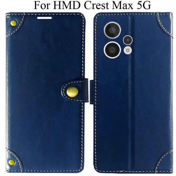 Blue_Premium_Flip_Cover_For_Hmd_Crest_Max_5G