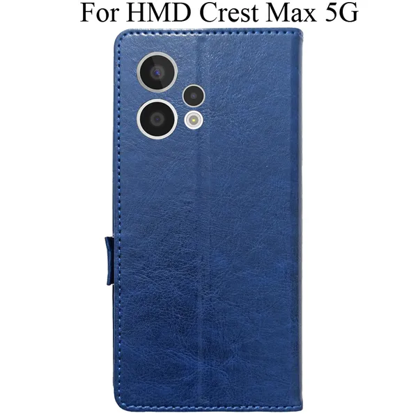 Blue_Premium_Flip_Cover_For_Hmd_Crest_Max_5G