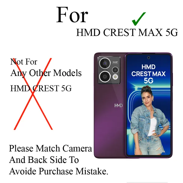 Beige_Premium_Flip_Cover_For_Hmd_Crest_Max_5G