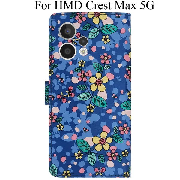 Blue_Premium_Flip_Cover_For_Hmd_Crest_Max_5G