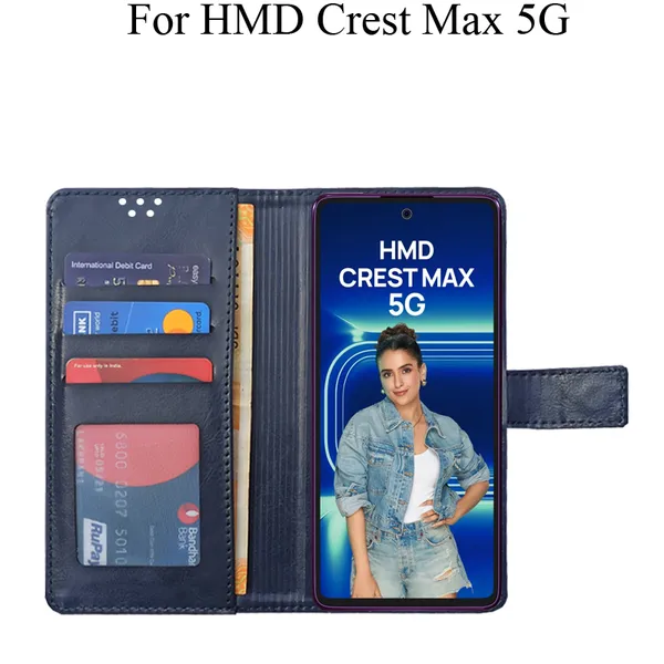 Black_Premium_Flip_Cover_For_Hmd_Crest_Max_5G