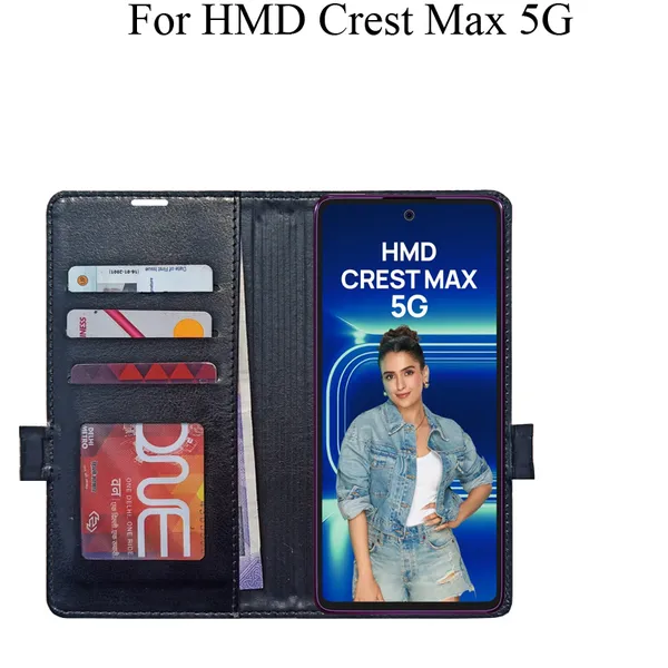 Black_Premium_Flip_Cover_For_Hmd_Crest_Max_5G