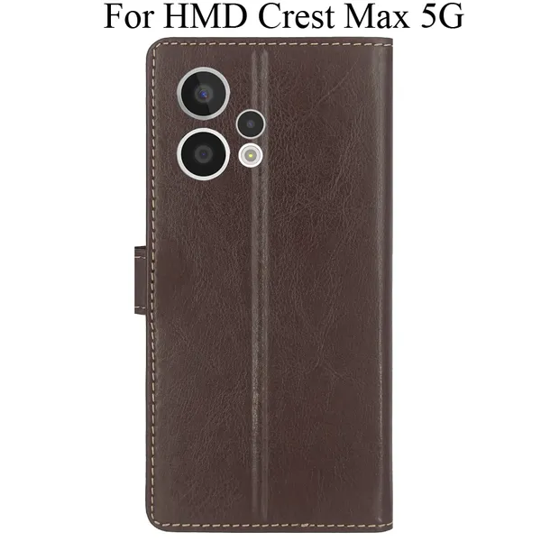 Brown_Premium_Flip_Cover_For_Hmd_Crest_Max_5G