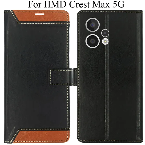 Brown_Premium_Flip_Cover_For_Hmd_Crest_Max_5G