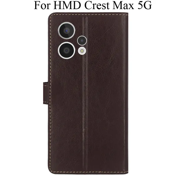 Brown_Premium_Flip_Cover_For_Hmd_Crest_Max_5G