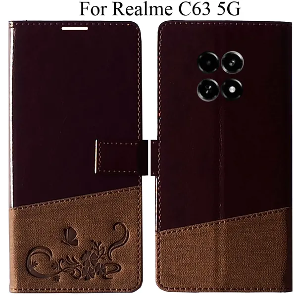 Multicolor_Premium_Flip_Cover_For_Realme_C63_5G