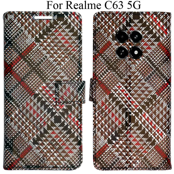 Red_Premium_Flip_Cover_For_Realme_C63_5G