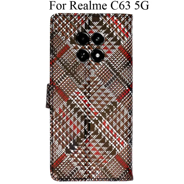 Red_Premium_Flip_Cover_For_Realme_C63_5G