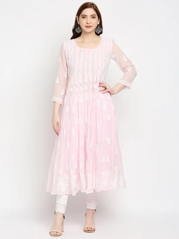 Pretty_Pink_With_Slip_Anarkali_Chikankari_Georgette_Kurta_Lucknowi_Chikan_56_Kali_Anarkali_Hand_Embroidered_Long_Needlecraft_Kurtis