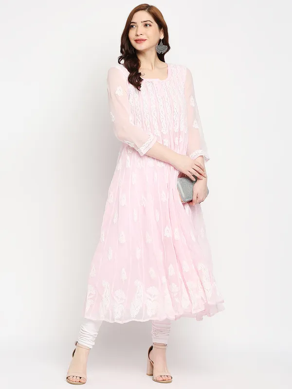 Pretty_Pink_With_Slip_Anarkali_Chikankari_Georgette_Kurta_Lucknowi_Chikan_56_Kali_Anarkali_Hand_Embroidered_Long_Needlecraft_Kurtis