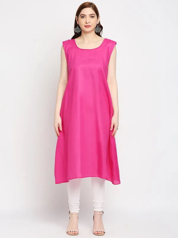 Rani_Pink_Lucknow_Chikankari_Hand_Embroidered_Long_Anarkali_Georgette