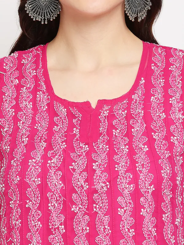 Rani_Pink_Lucknow_Chikankari_Hand_Embroidered_Long_Anarkali_Georgette