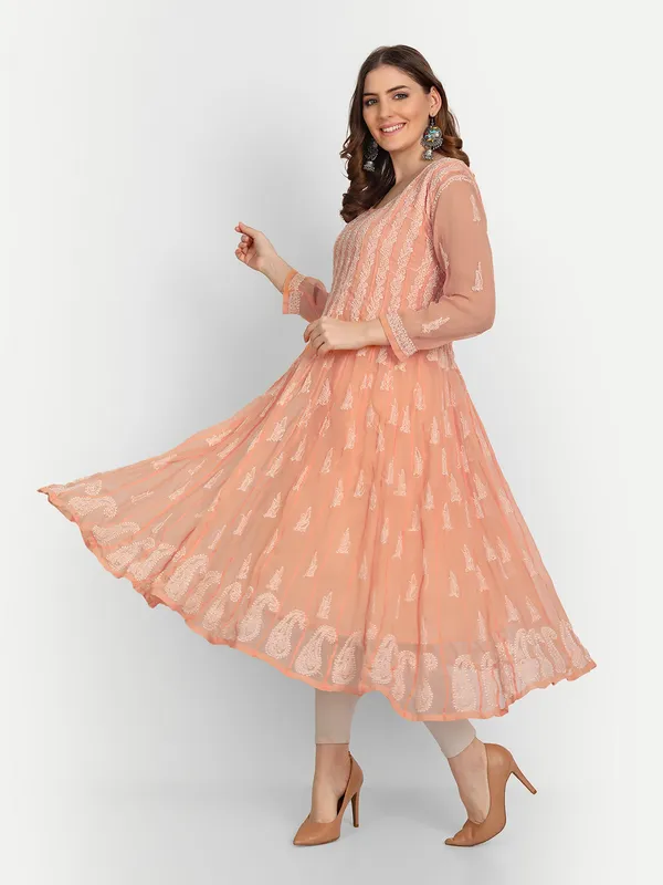 Coral_Anarkali_Chikankari_Georgette_Kurta_Lucknowi_Chikan_56_Kali_Anarkali_Hand_Embroidered_Long_Needlecraft_Kurtis