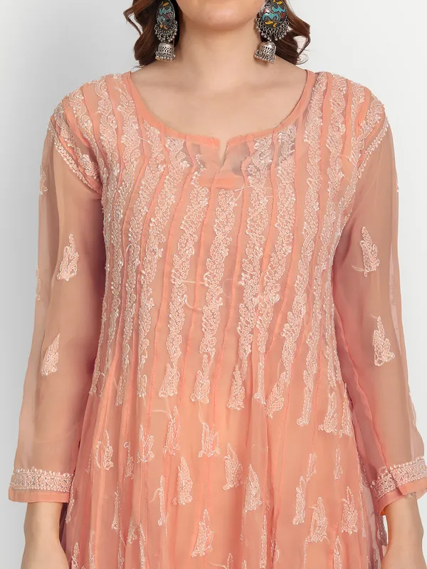 Coral_Anarkali_Chikankari_Georgette_Kurta_Lucknowi_Chikan_56_Kali_Anarkali_Hand_Embroidered_Long_Needlecraft_Kurtis