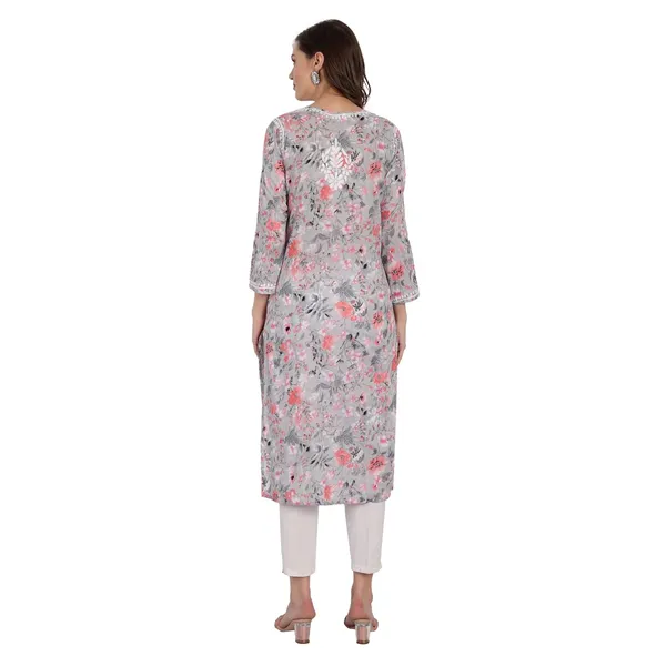 Red_Voile_Chikankari_Kurti