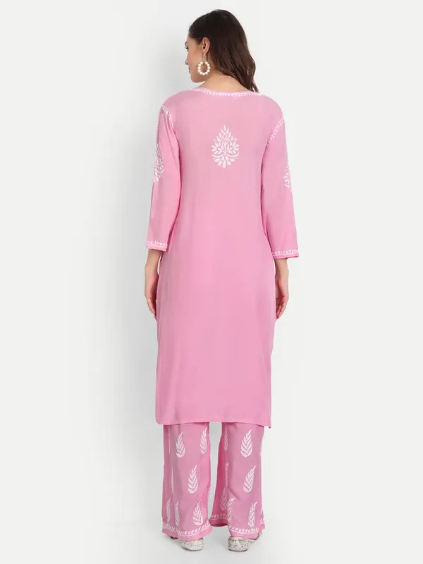 Pretty_Pink_Lucknowi_Chikankari_Hand_Embroidered_Kurti_Palazzo_Set_Cotton