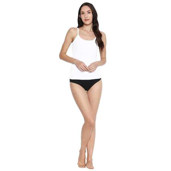 Grey_&_Black&_White&Skin_Padded_Cotton_Rich_Soft_Camisole_Spaghetti_Tank_Top/Kurtis_Slip_Removable_Washable_Pads