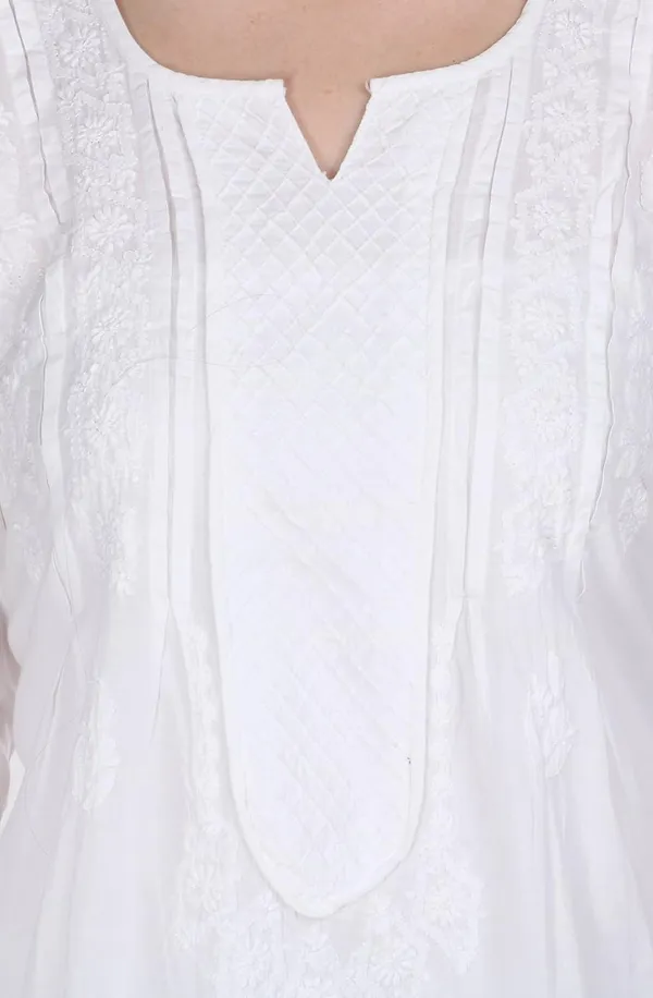 Pristine_White_Ladies_Dresses_Tops_Kurti_Long_Kurta_Hand_Embroidery_Handmade_Lucknow_Chikan