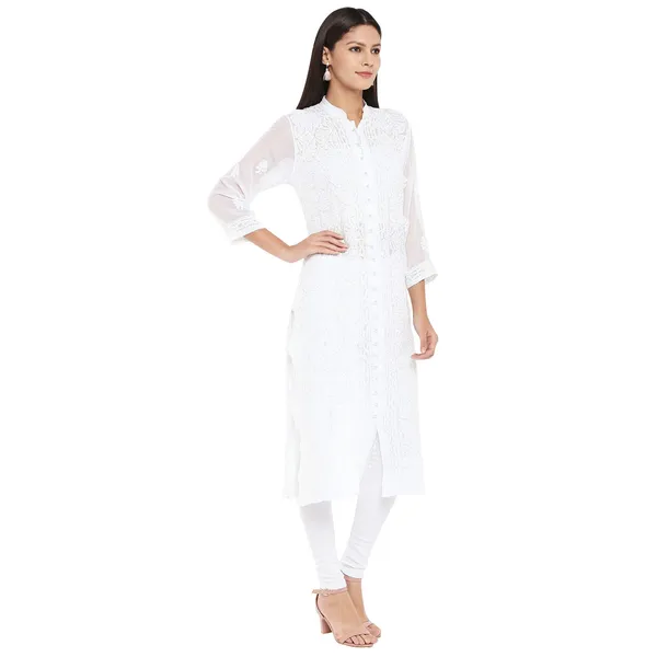 Pristine_White_Lucknow_Chikankari_Hand_Embroidered_Long_Kurti