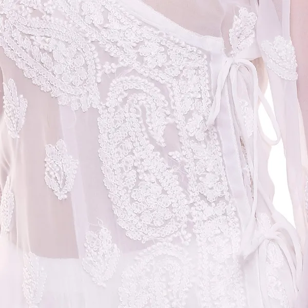 Pristine_White_Lucknow_Chikankari_Hand_Embroidered_Angrakha_Long_Kurti_Georgette