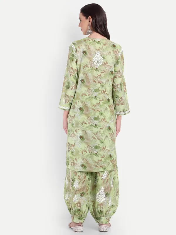 Forest_Green_Chikankari_Hand_Embroidered_Co_Ord_Set_Kurta_Salwar_Set