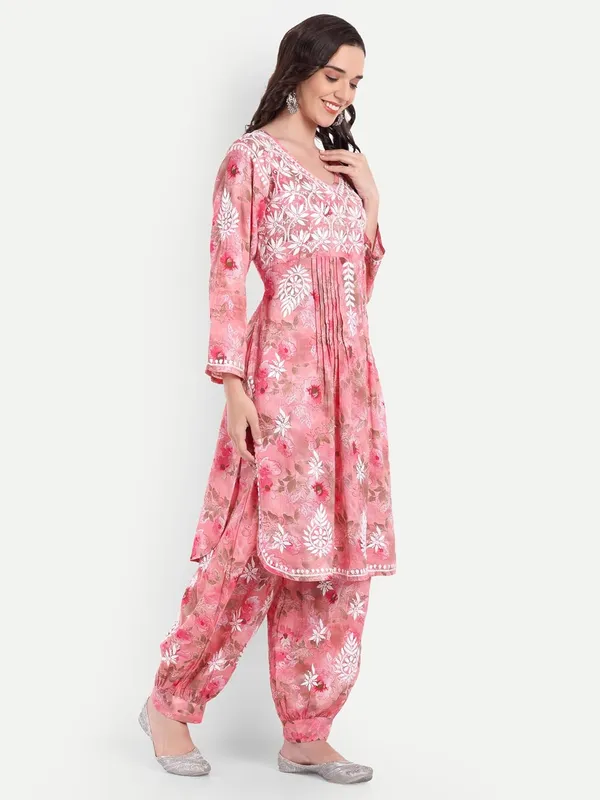 Pretty_Pink_Chikankari_Hand_Embroidered_Co_Ord_Set_Kurta_Salwar_Set