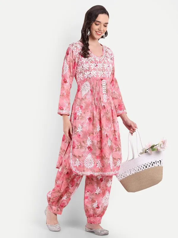 Pretty_Pink_Chikankari_Hand_Embroidered_Co_Ord_Set_Kurta_Salwar_Set