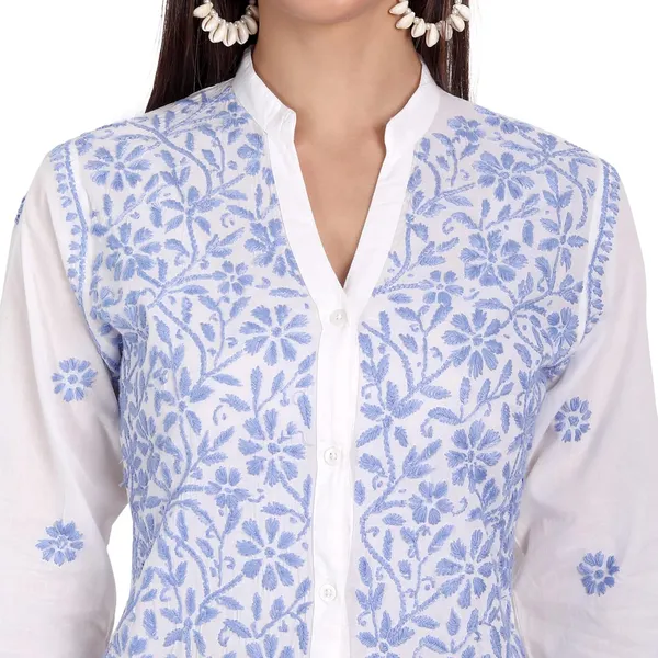 Sky_Blue_Cotton_Straight_Kurti