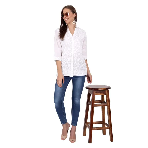 Pristine_White_Cotton_Straight_Kurti