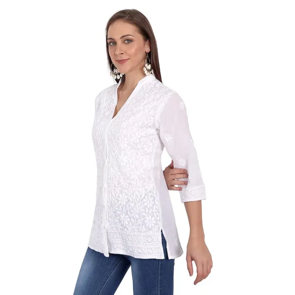 Pristine_White_Cotton_Straight_Kurti