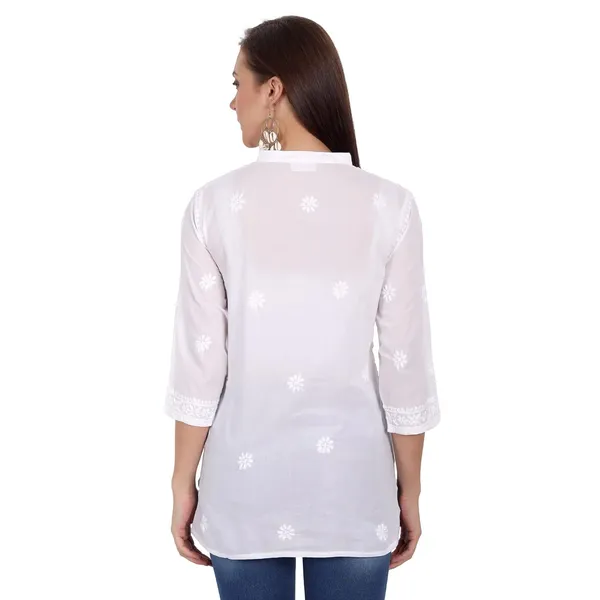 Pristine_White_Cotton_Straight_Kurti