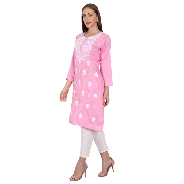 Pretty_Pink_Embroidered_Long_Kurti_Rayon