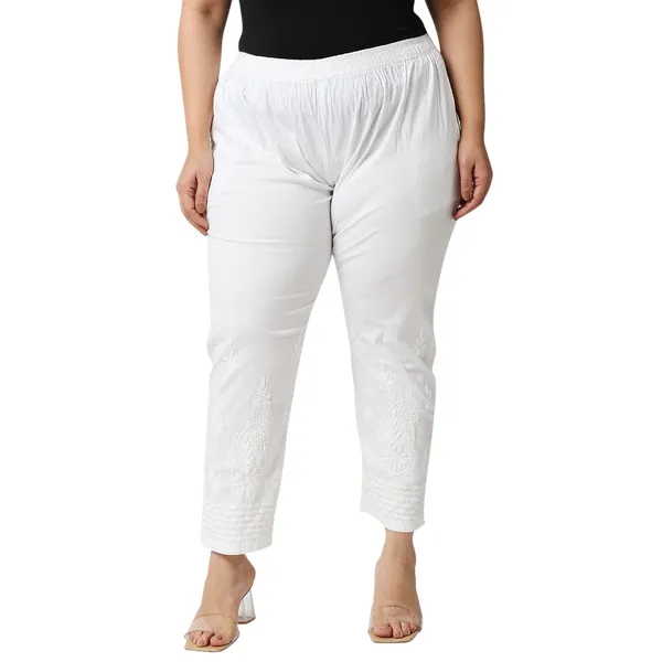 Pristine_White_Fitted_Lycra__Cotton_Pants