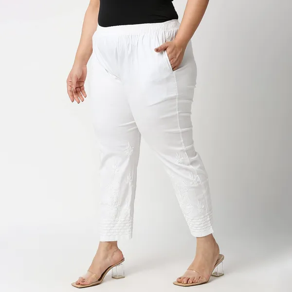 Pristine_White_Fitted_Lycra__Cotton_Pants