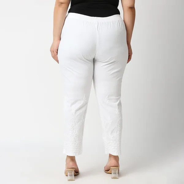 Pristine_White_Fitted_Lycra__Cotton_Pants