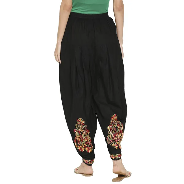Supreme_Black_Relaxed_Fit_Cotton_Palazzo