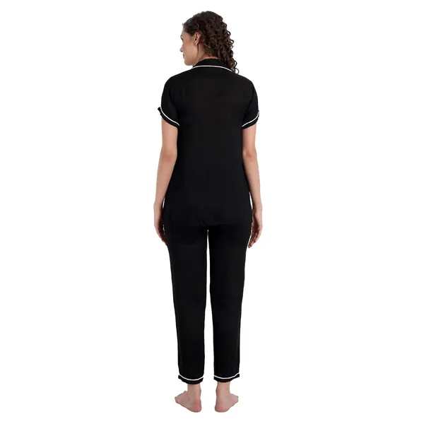 Charismatic_Black_Chikankari_Hand_Embroidered_Women_Night_Suit_Lounge_Wear_Rayon